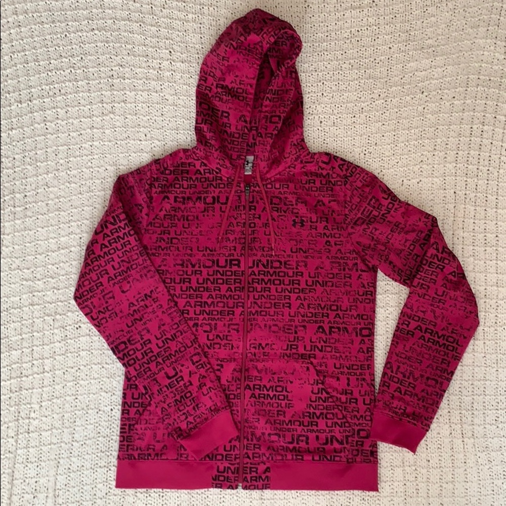 Under Armour coat/jacket zip-up hoodie, MEDIUM